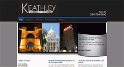 Desktop Screenshot of keathleylawoffices.com