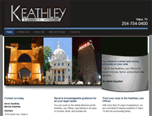 Tablet Screenshot of keathleylawoffices.com